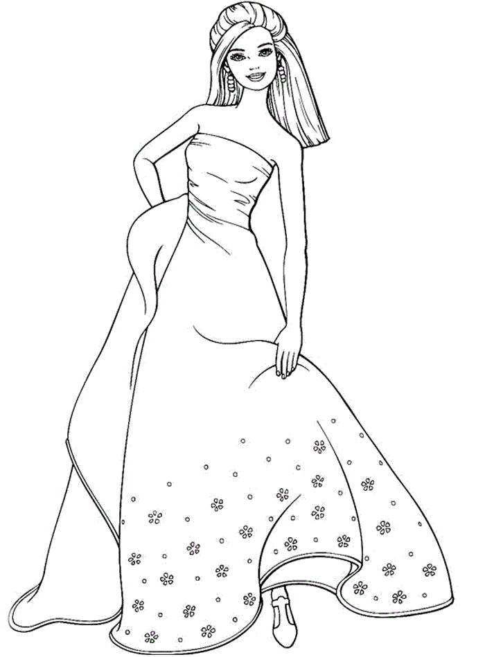 56+ Adorable Barbie School Coloring Pages Printable