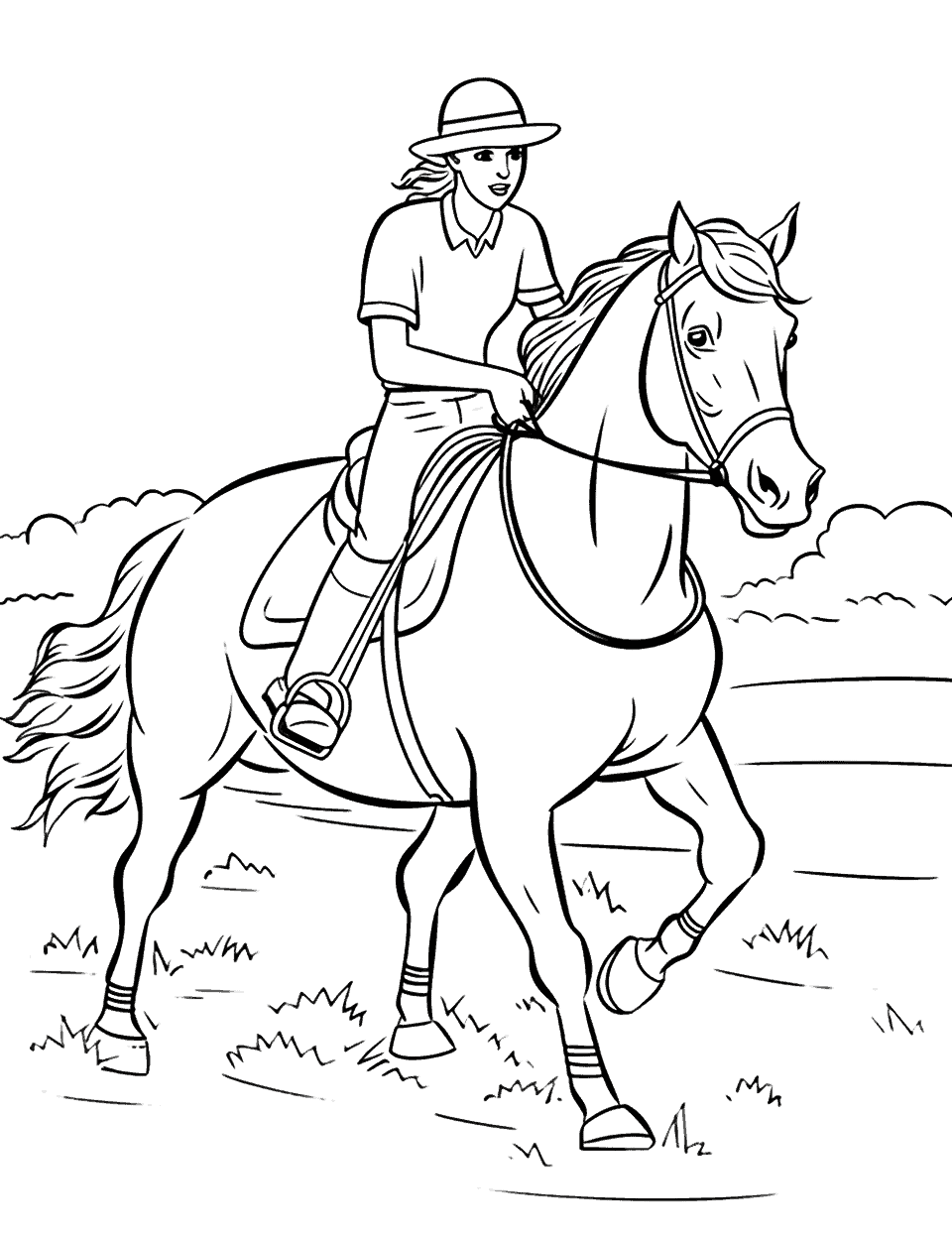 56+ Downloadable Princess Horse Coloring Pages Printable