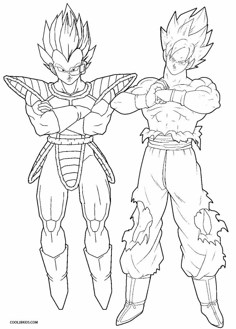 58+ Amazing Dragon Ball Coloring Pages Printable