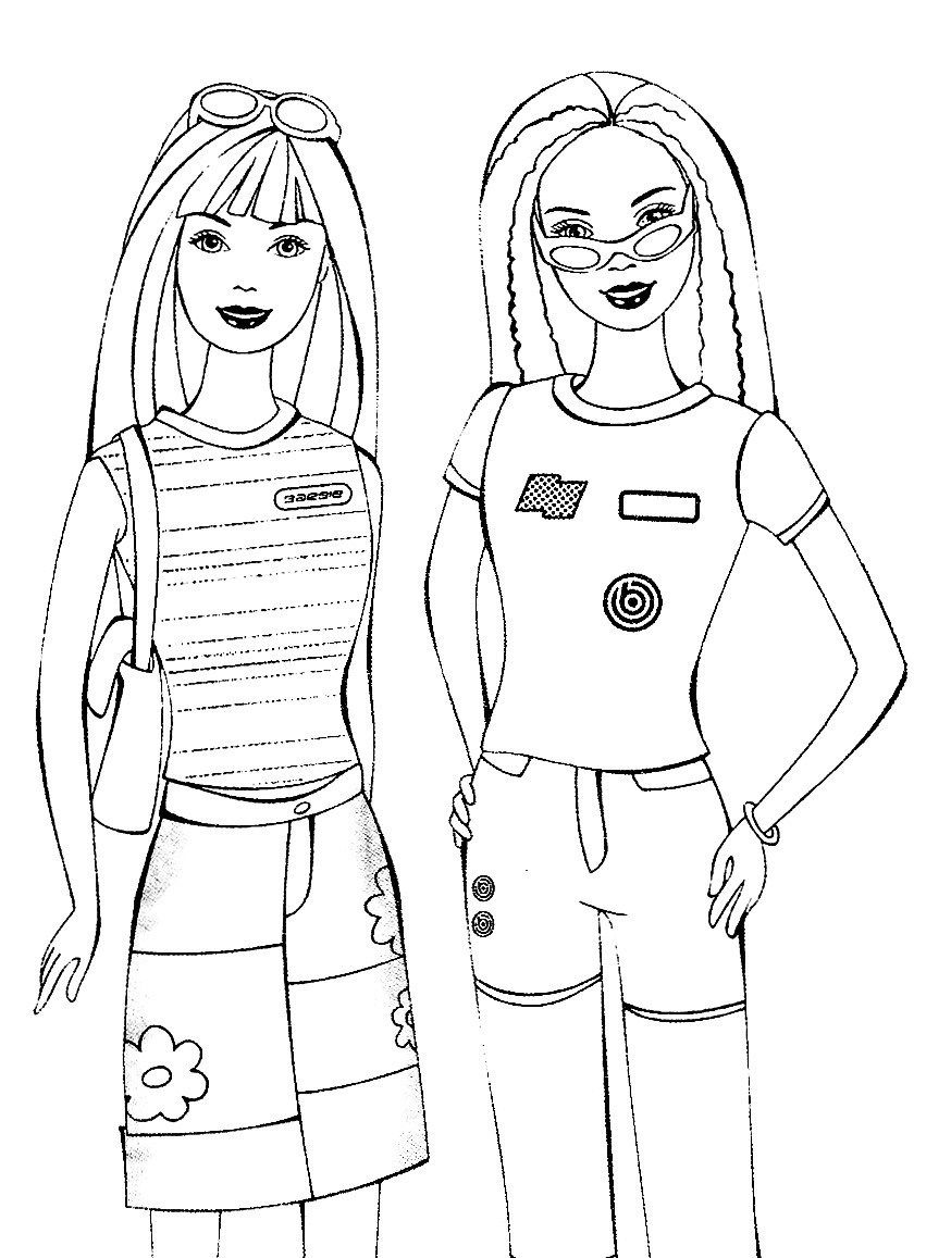 59+ Downloadable Barbie School Coloring Pages Printable