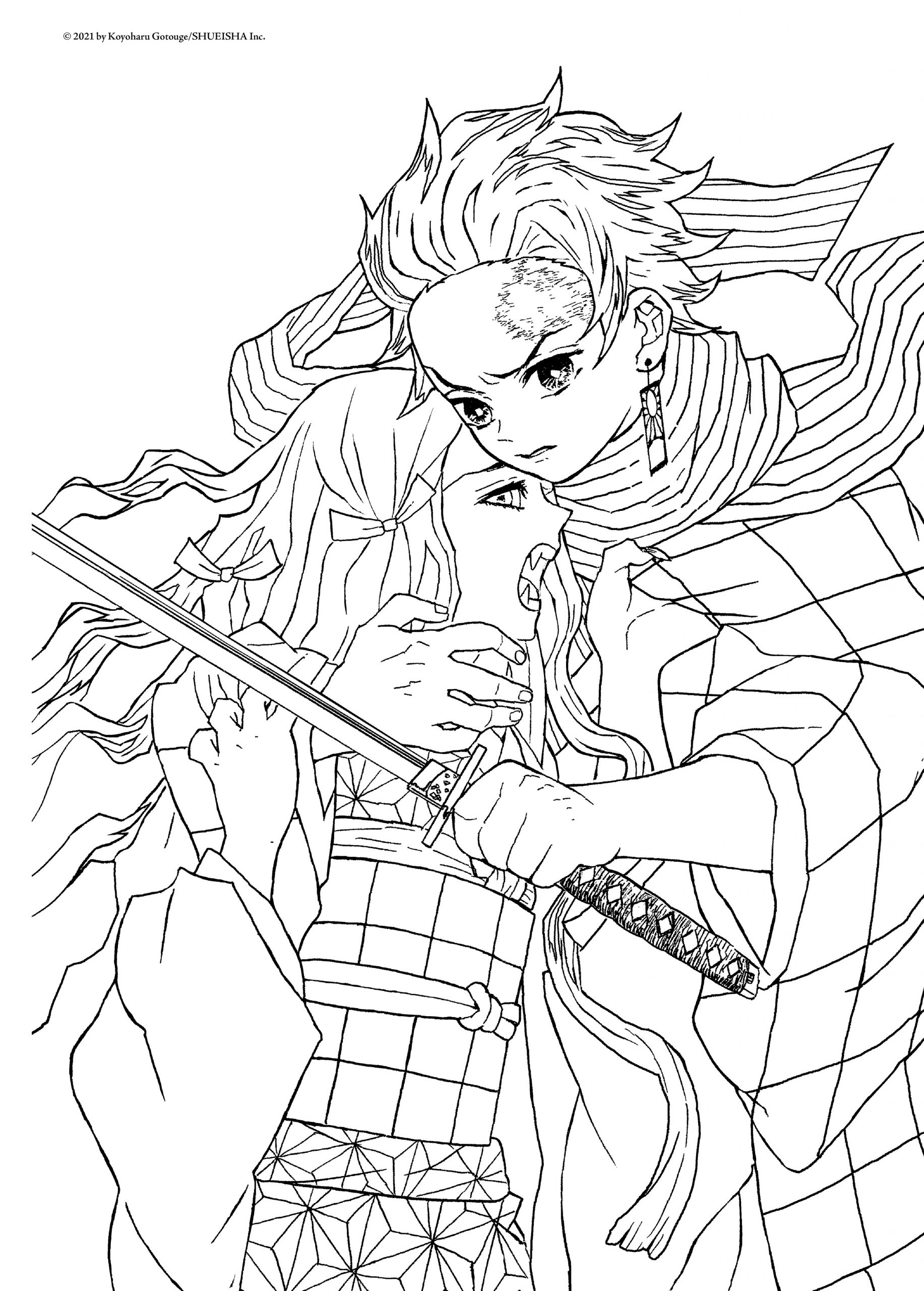 60+ Amazing Sango Demon Slayer Coloring Pages Printable