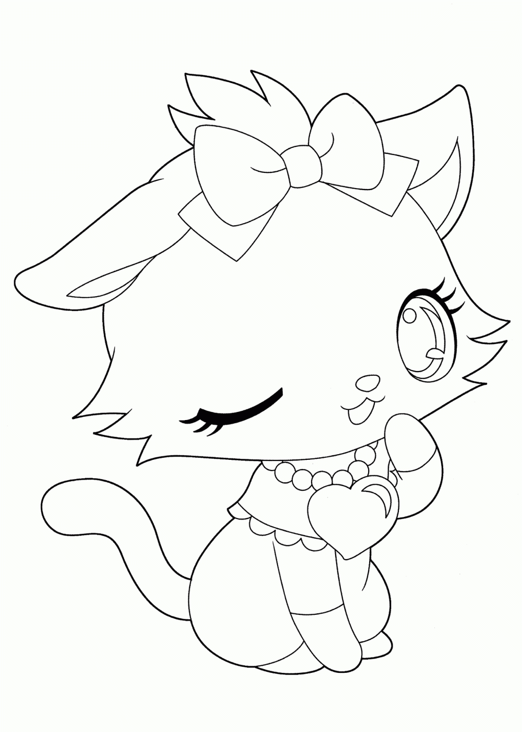 60+ Cute Anime Manga Coloring Pages Printable