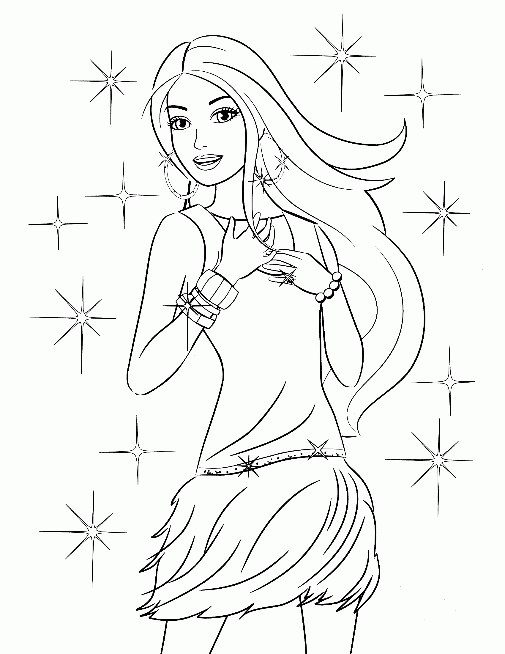 60+ Top Barbie School Coloring Pages Printable