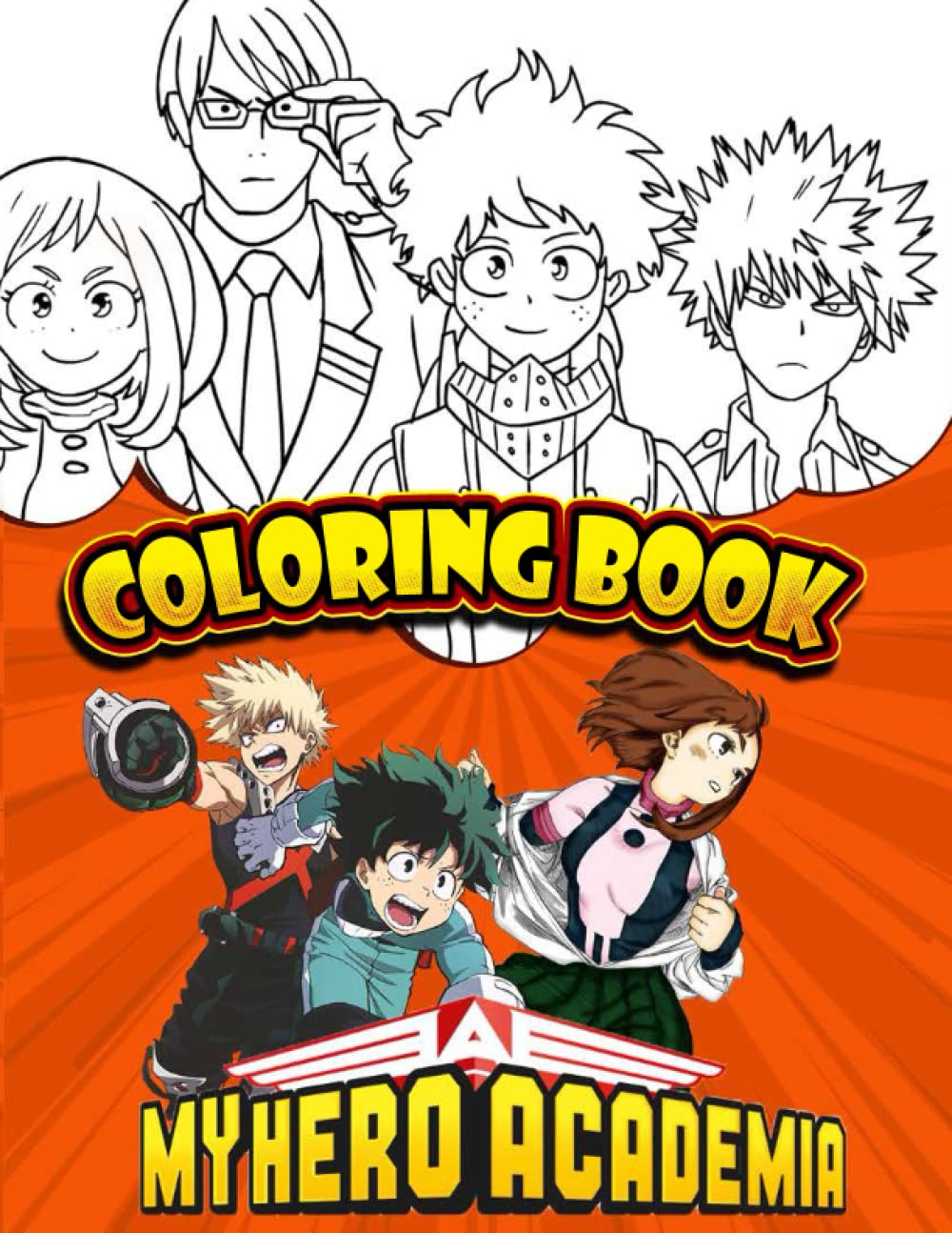 59+ Unique My Hero Academia Coloring Pages Printable