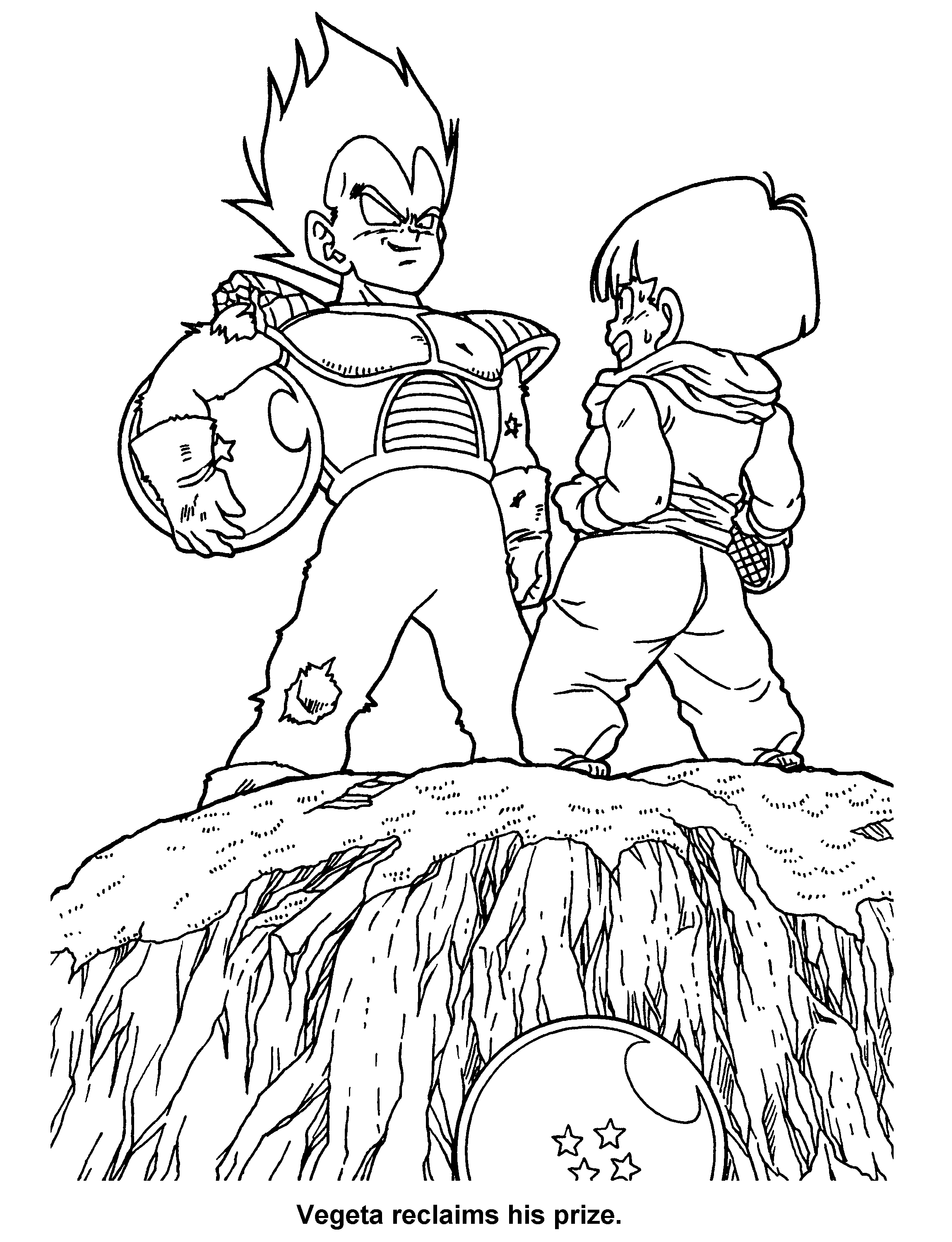 63+ Cheerful Dragon Ball Coloring Pages Printable