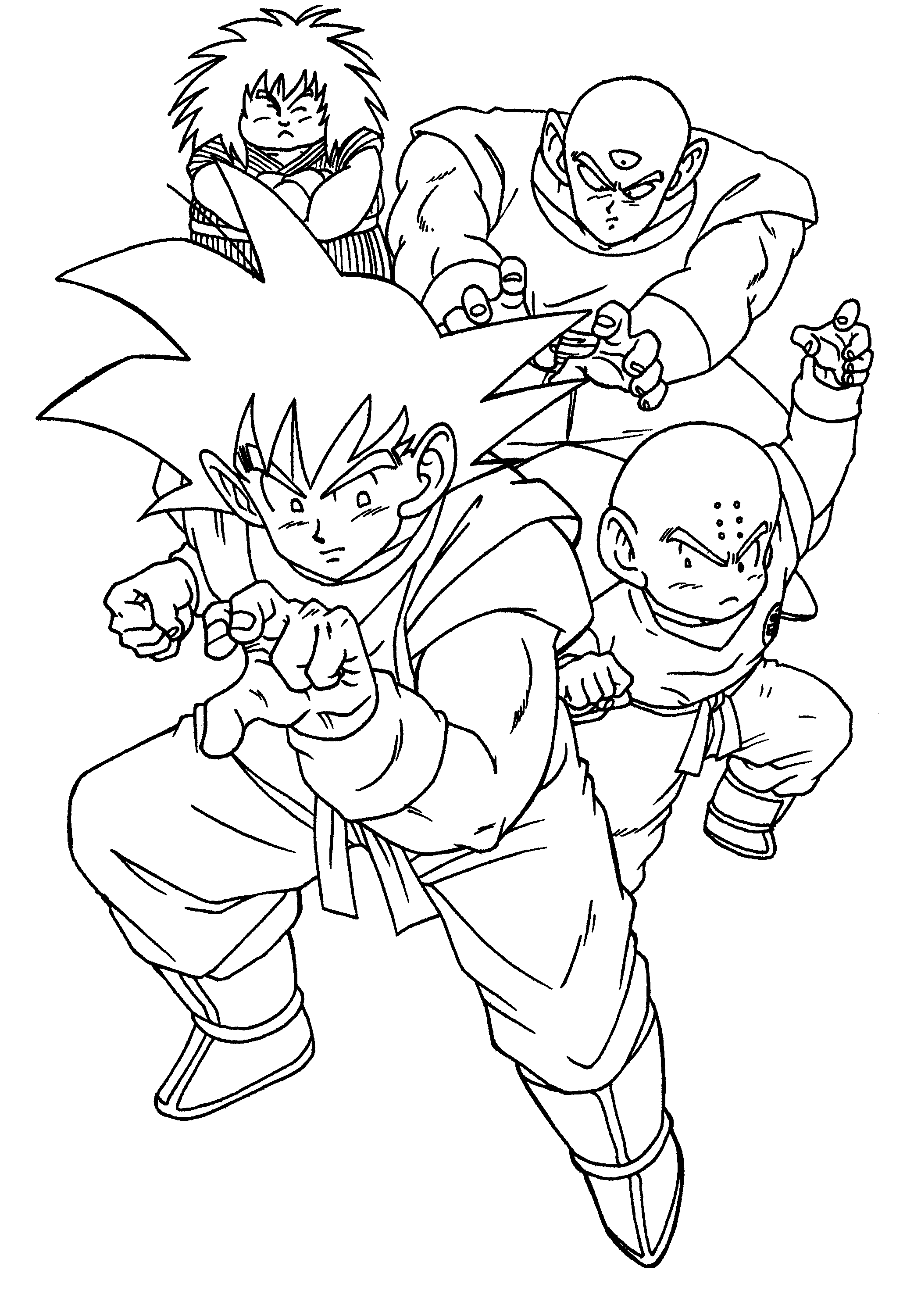 63+ Free Dragon Ball Coloring Pages Printable