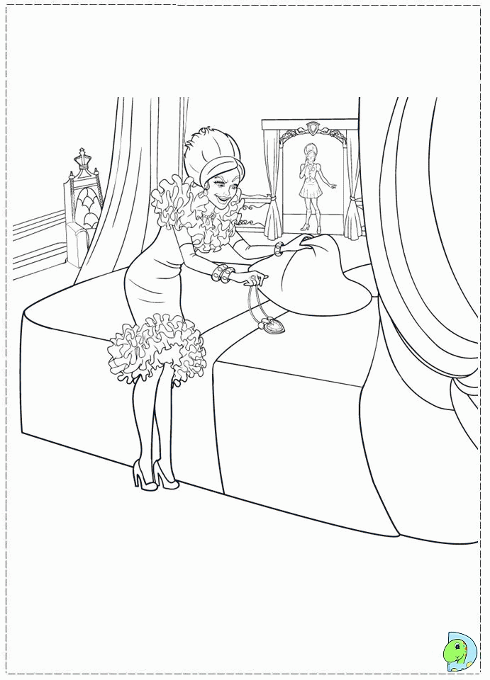 68+ Joyful Barbie School Coloring Pages Printable