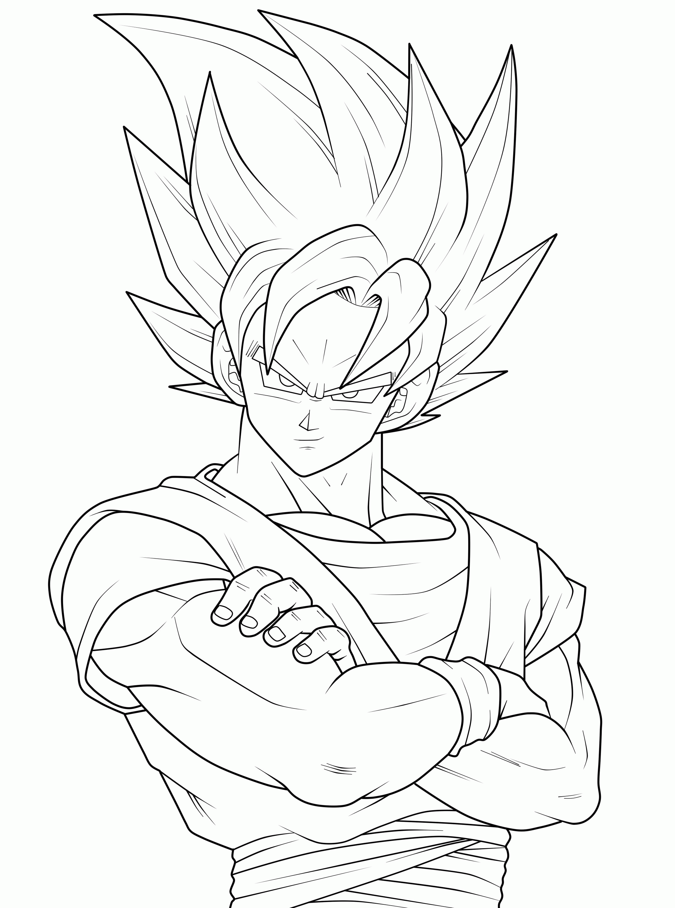 68+ The Best Dragon Ball Coloring Pages Printable