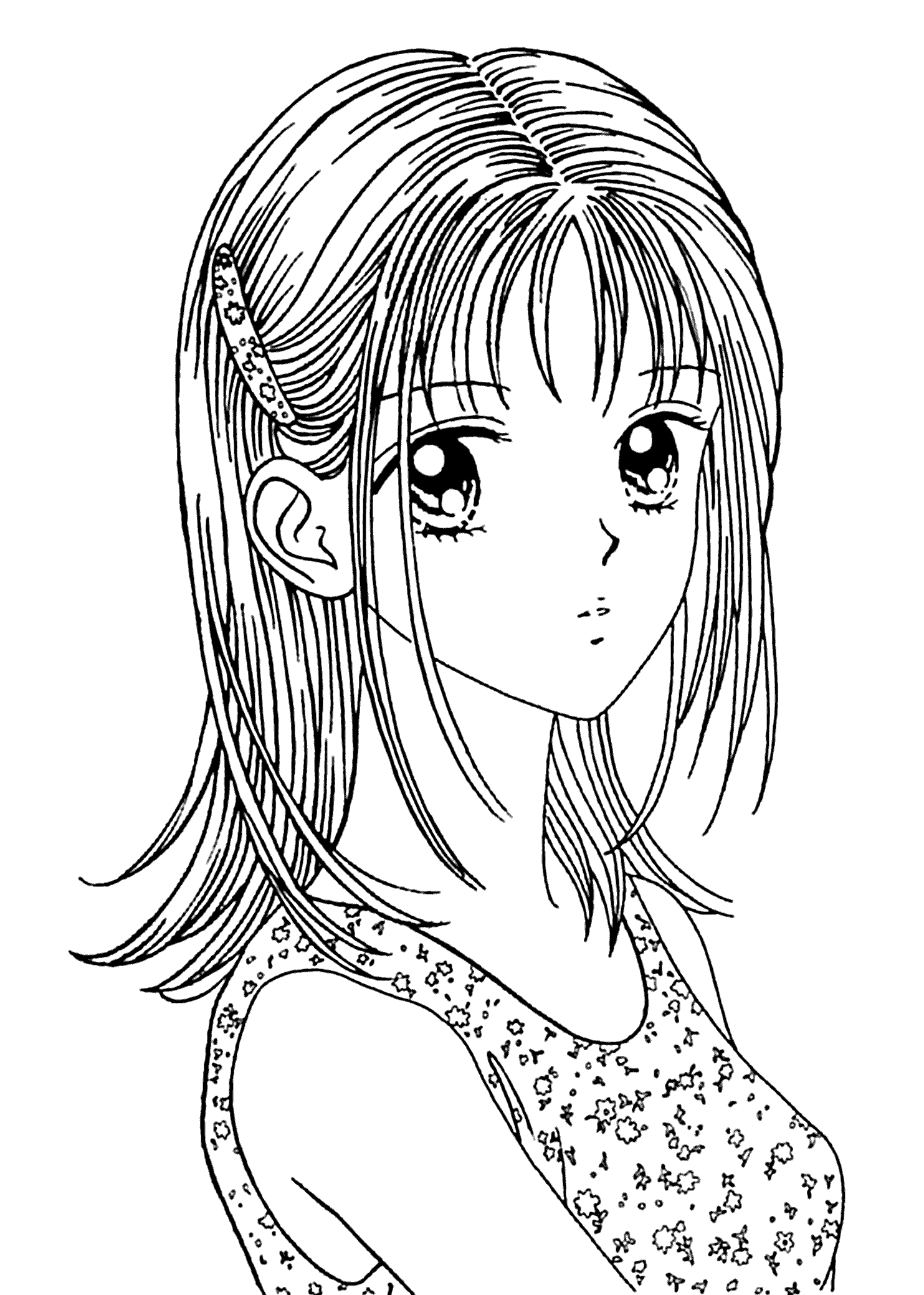 7+ Joyful Anime Manga Coloring Pages Printable