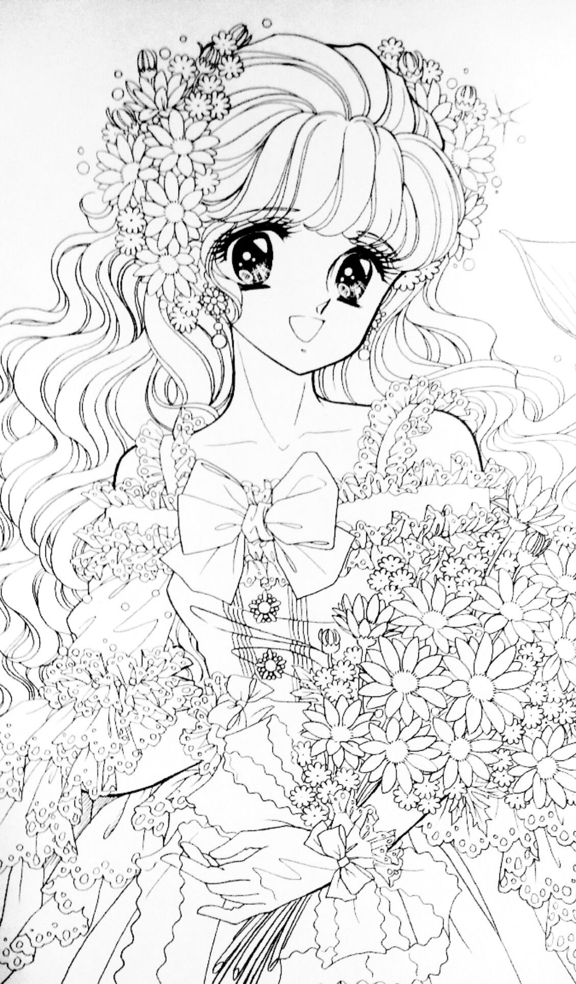 71+ Easy Anime Manga Coloring Pages Printable