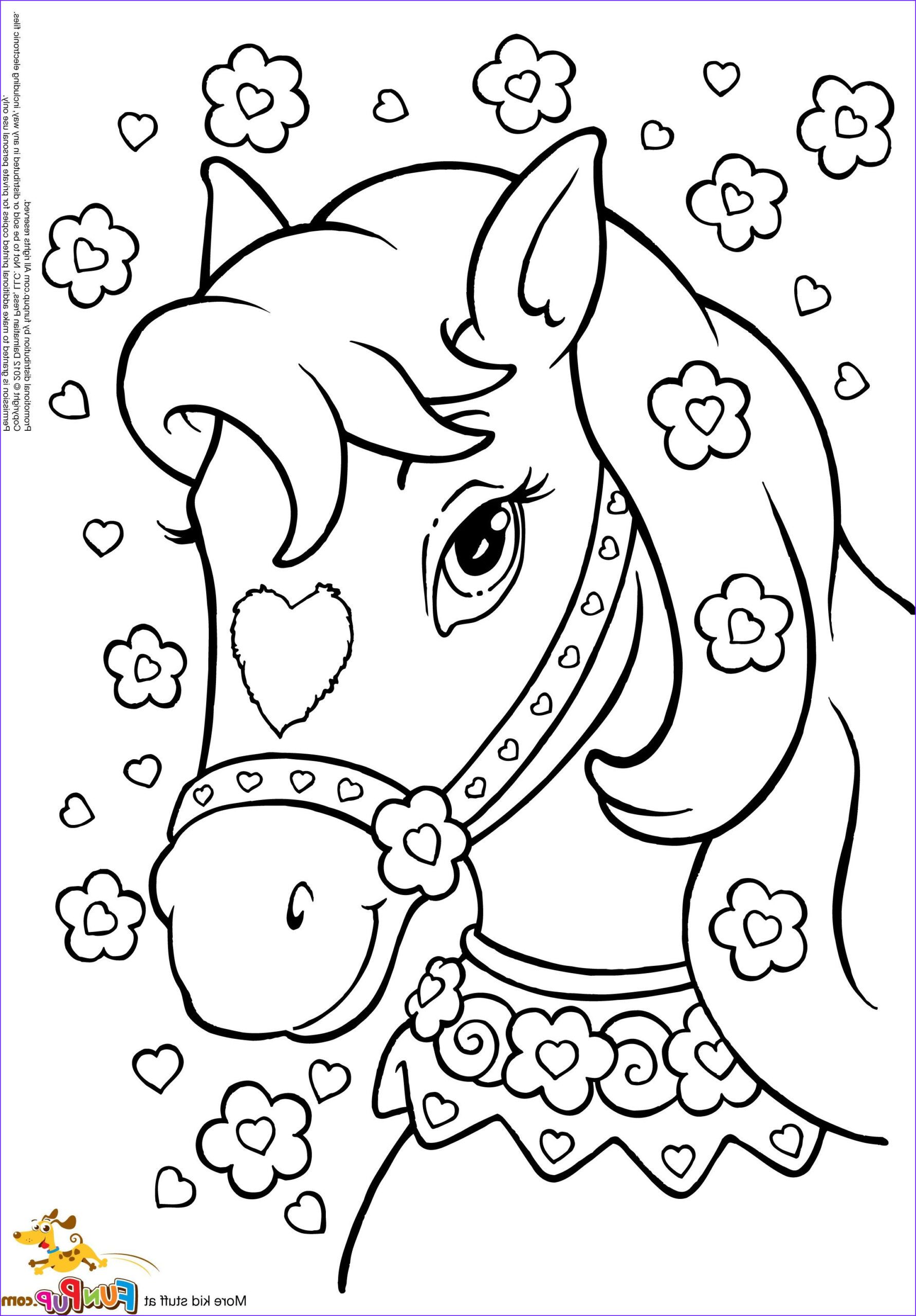 76+ Amazing Princess Horse Coloring Pages Printable