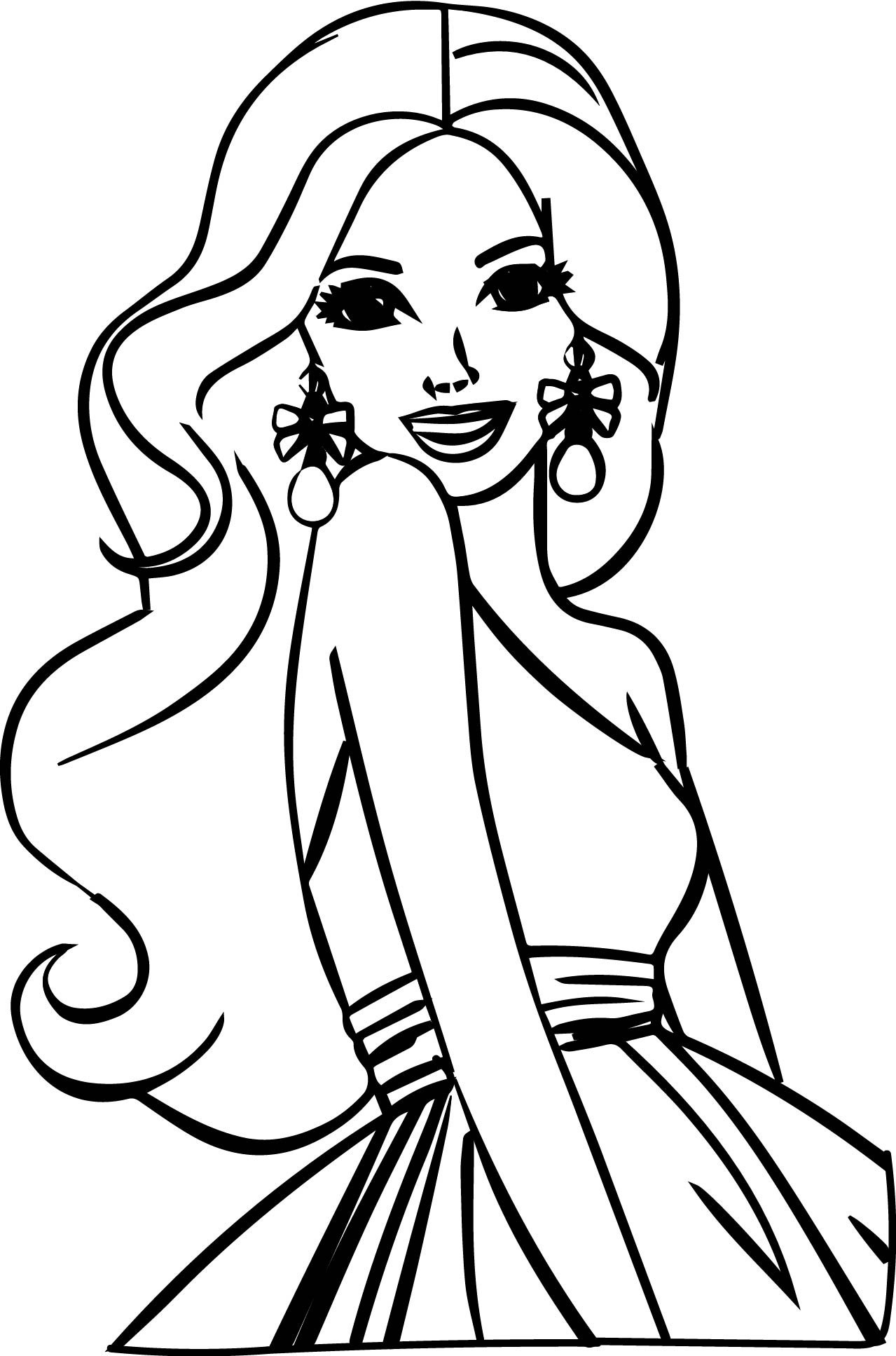 78+ Inspiring Barbie School Coloring Pages Printable