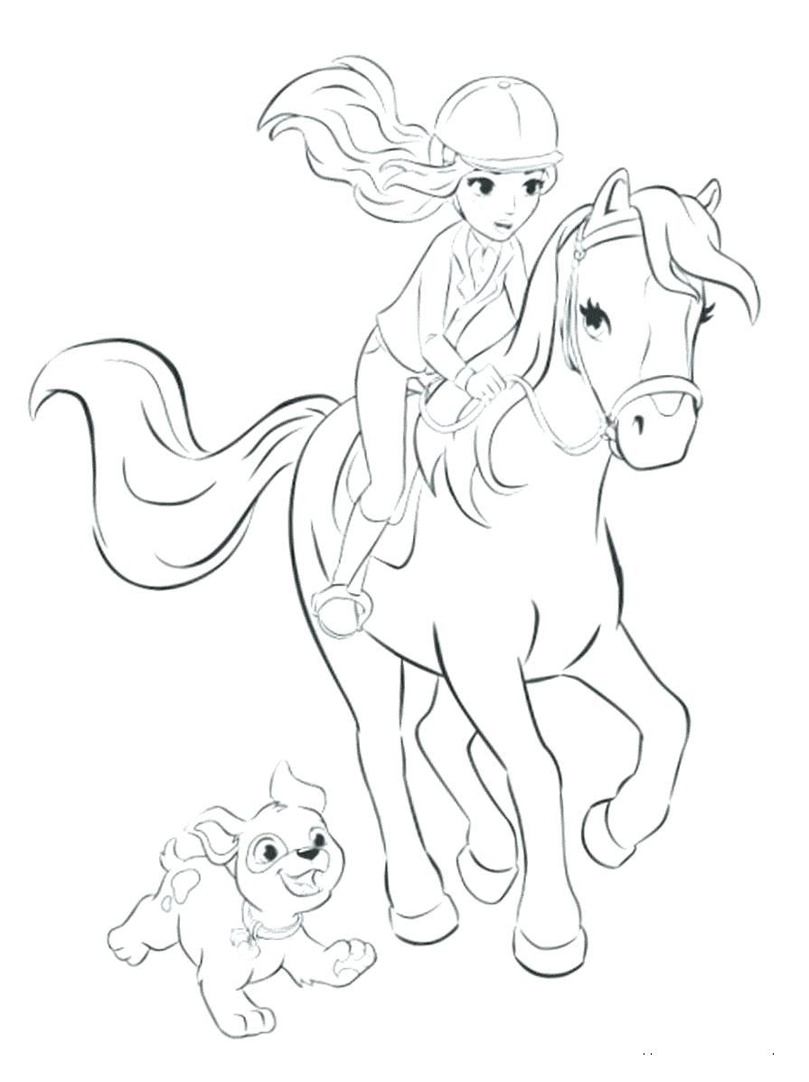 83+ Unique Princess Horse Coloring Pages Printable