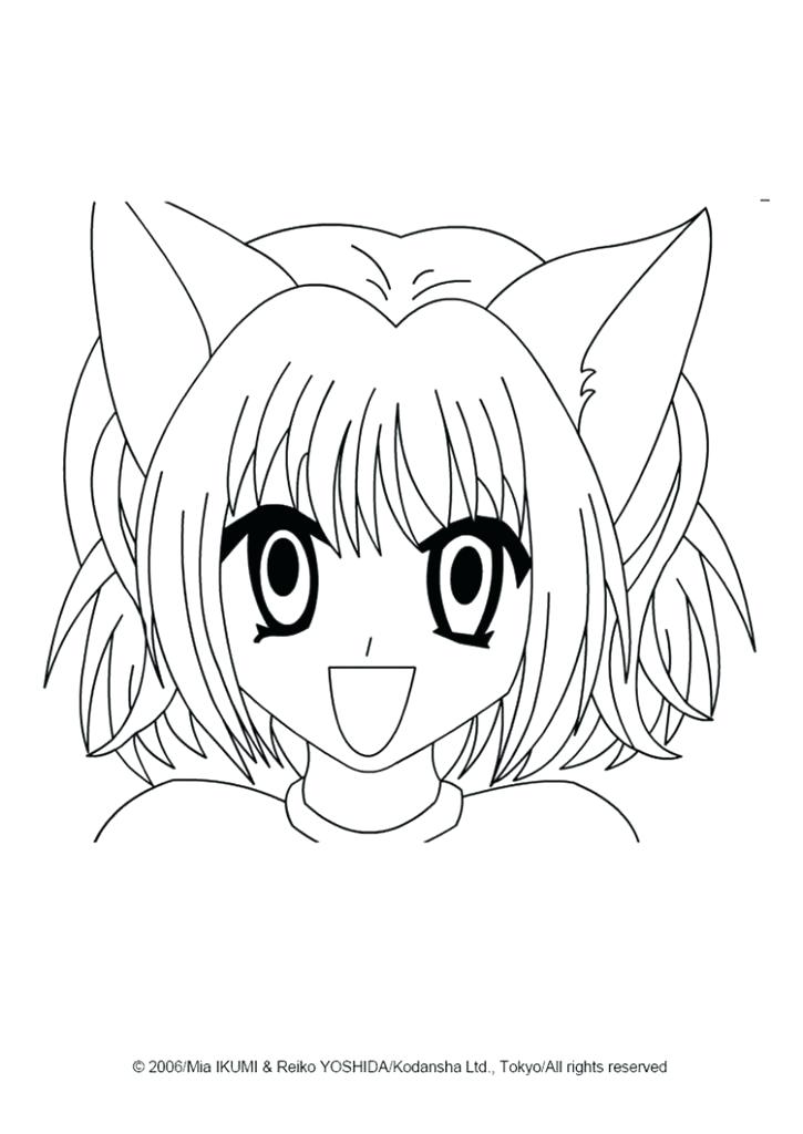 84+ Relaxing Anime Manga Coloring Pages Printable