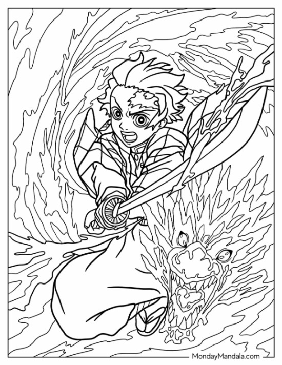 85+ Educational Sango Demon Slayer Coloring Pages Printable