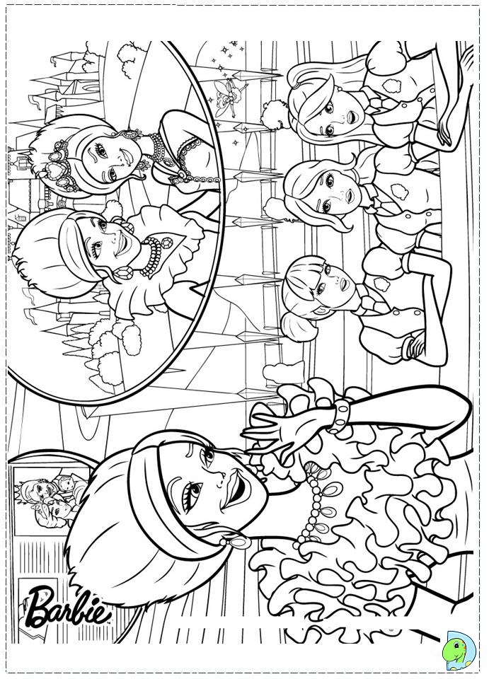 86+ Cheerful Barbie School Coloring Pages Printable