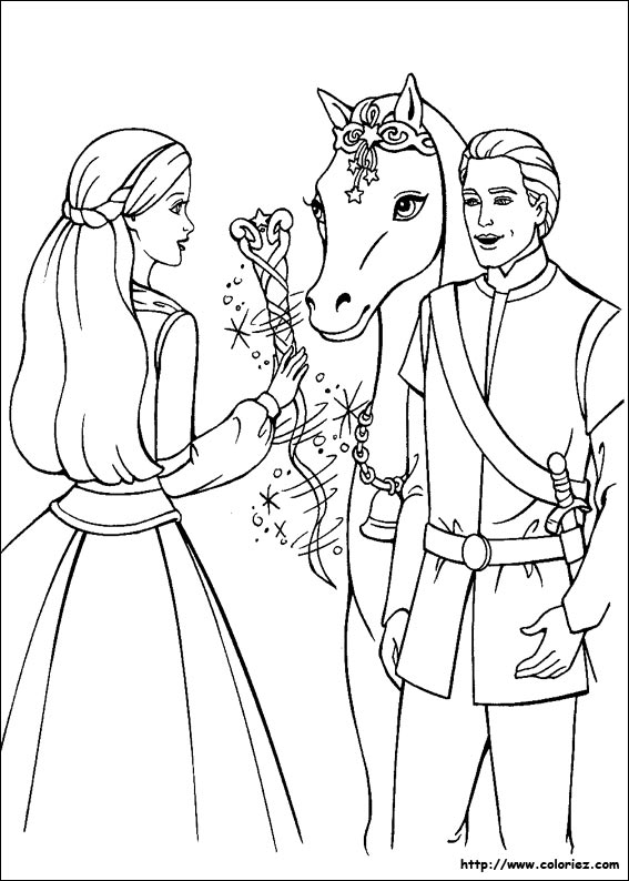 9+ New Princess Horse Coloring Pages Printable