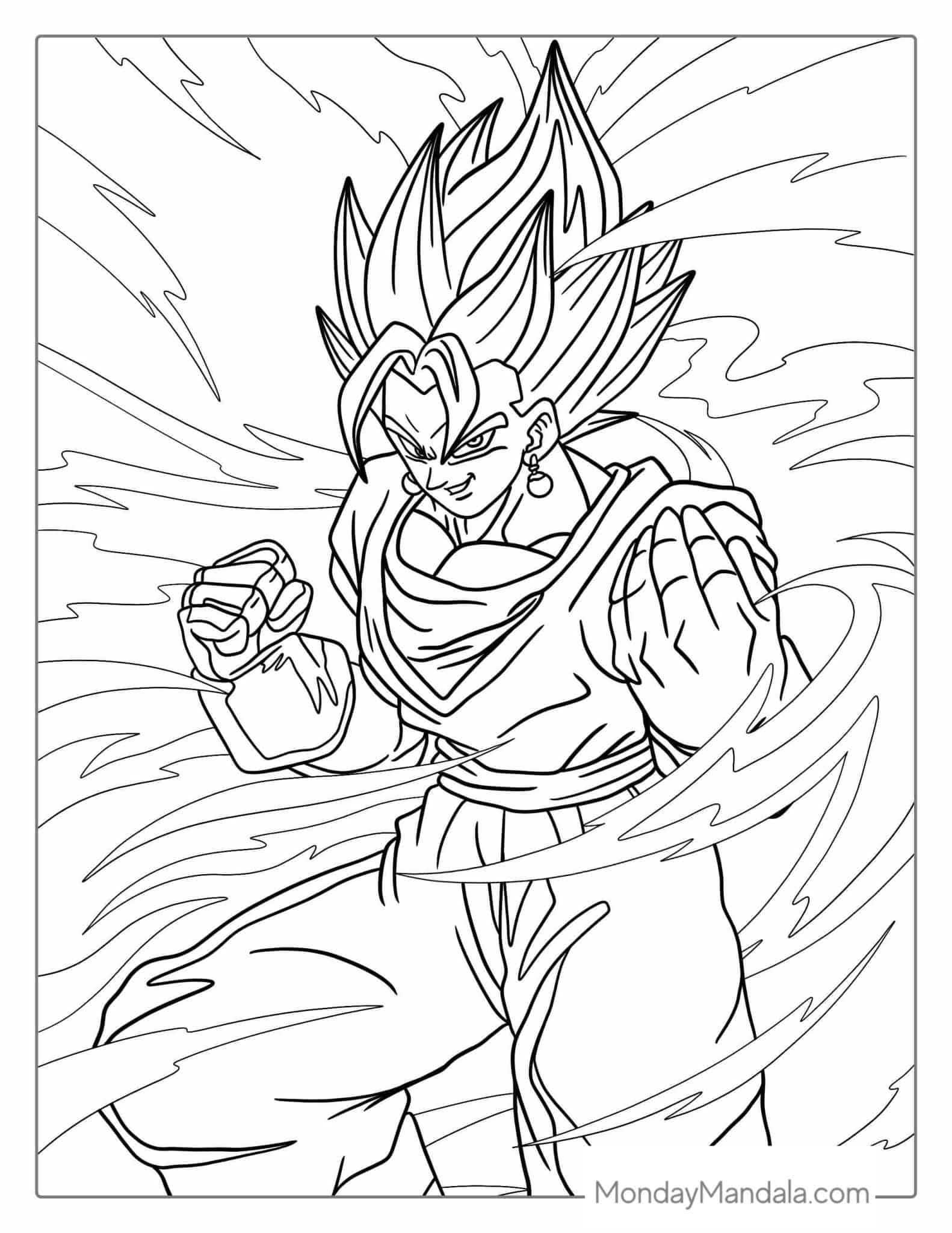 95+ Adorable Dragon Ball Coloring Pages Printable