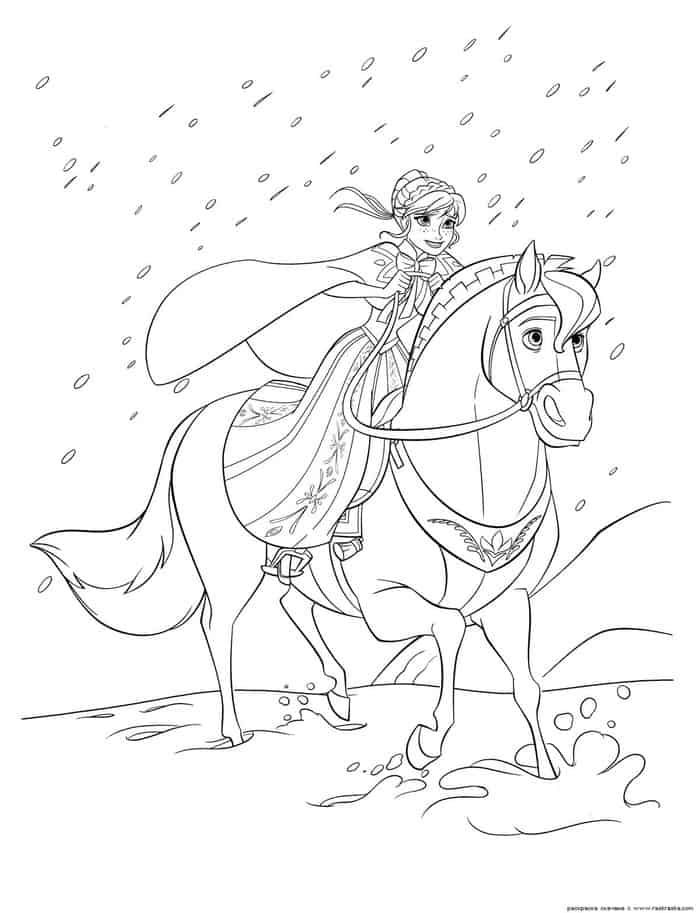 96+ Cheerful Princess Horse Coloring Pages Printable