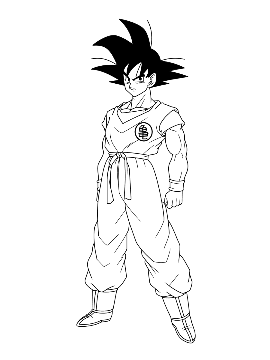 97+ Downloadable Dragon Ball Coloring Pages Printable