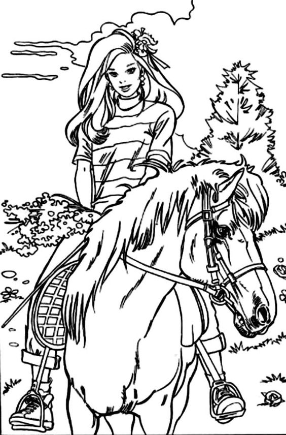 99+ Inspiring Princess Horse Coloring Pages Printable