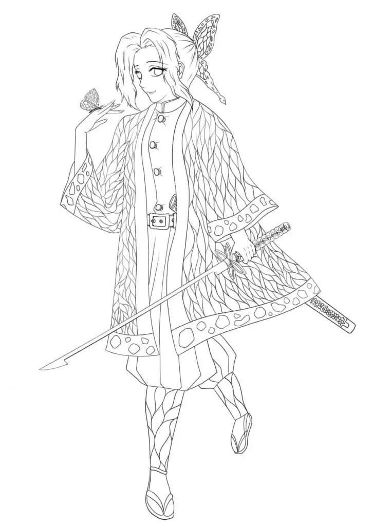 30+ Colorful Inosuke Coloring Pages for Educational