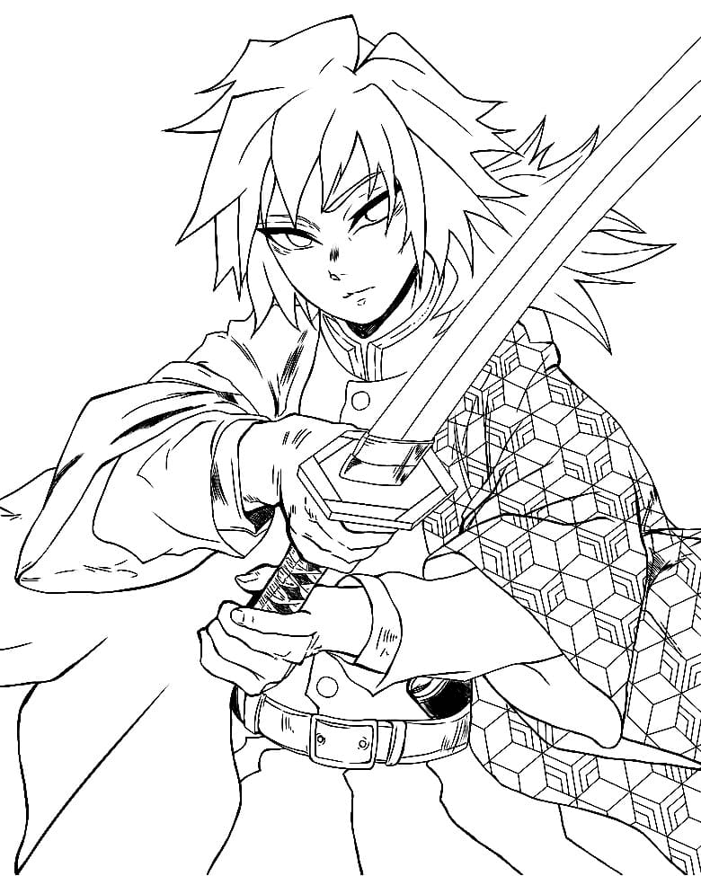 47+ Cute Demon Slayer Girls Outline Coloring Pages Ideas