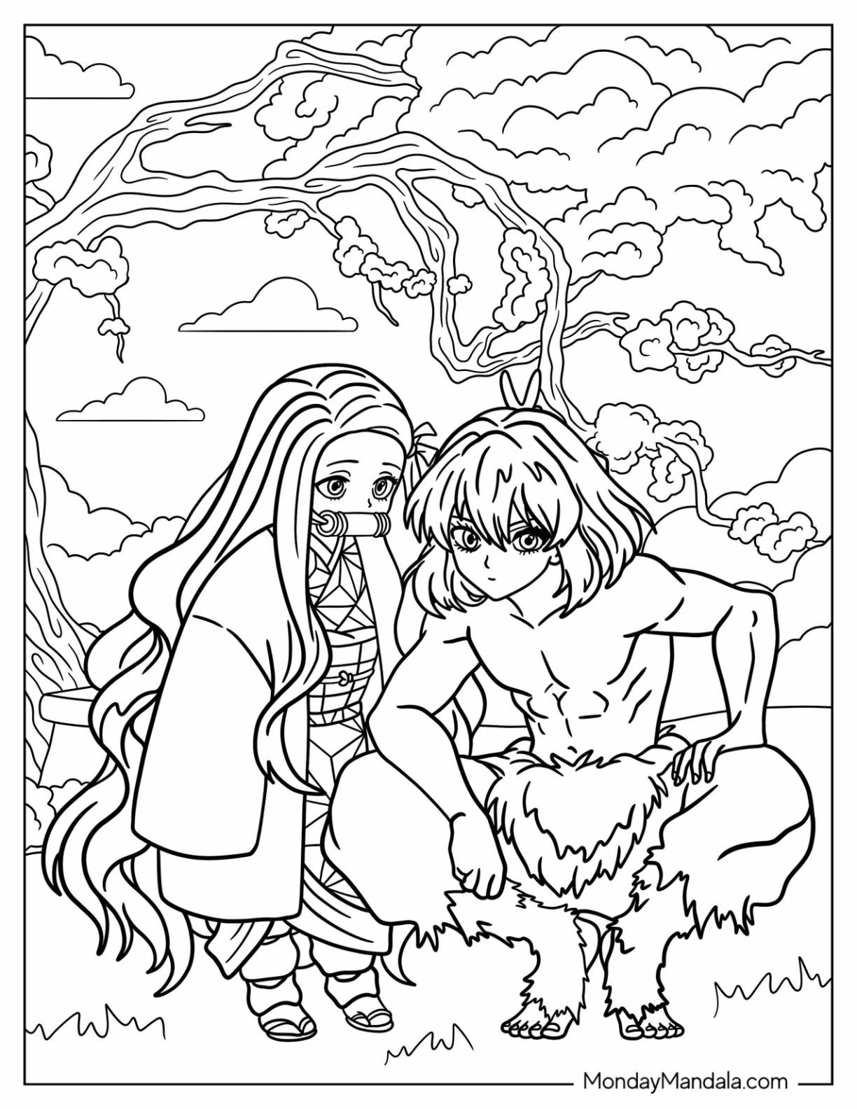 42+ Top Inosuke Coloring Pages Realistic