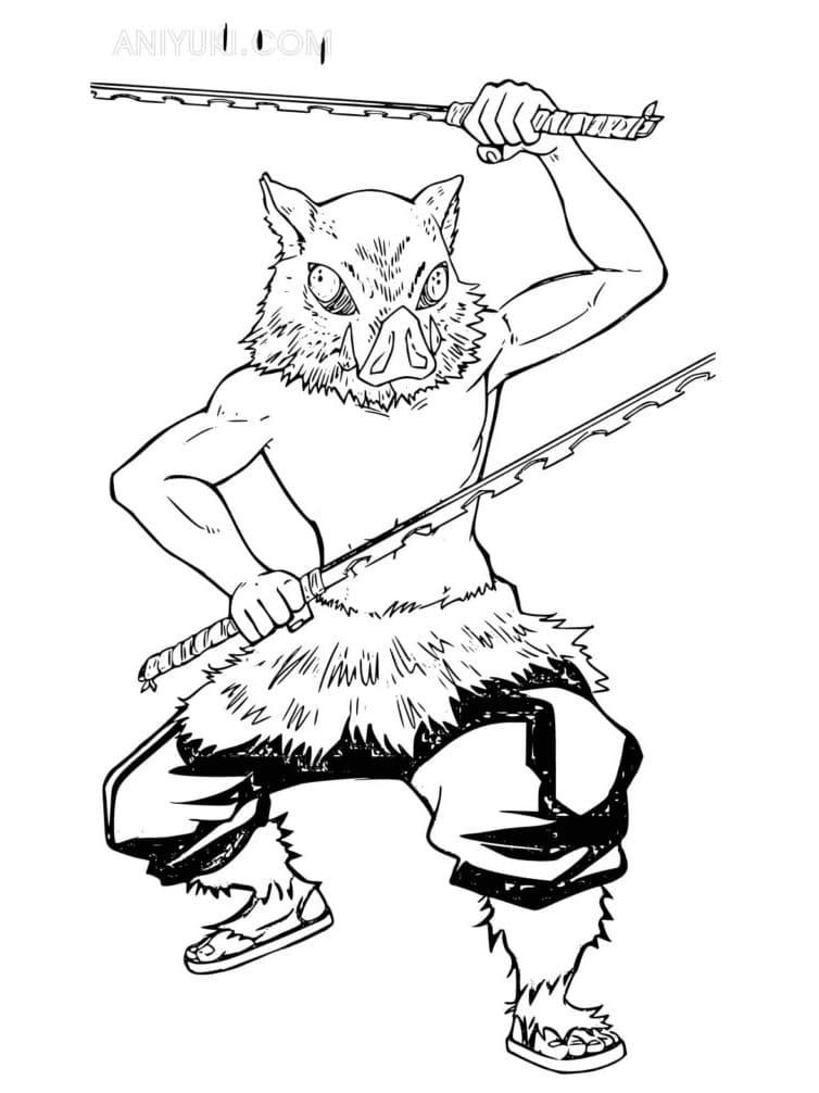 42+ Ultimate Inosuke Coloring Pages Archives