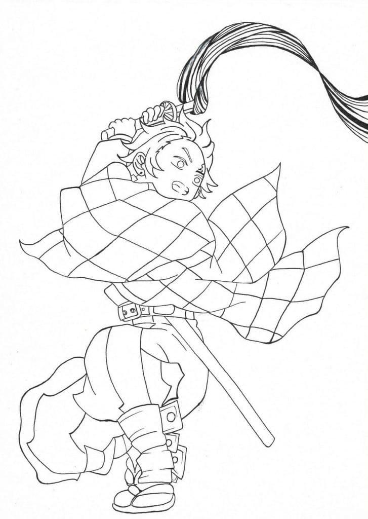 38+ Top Zenitsu Agatsuma Coloring Pages Inspirational