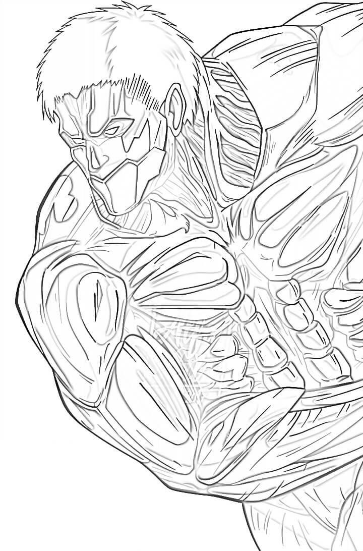 50+ Entertaining Attack On Titan Coloring Pages Easy Kids