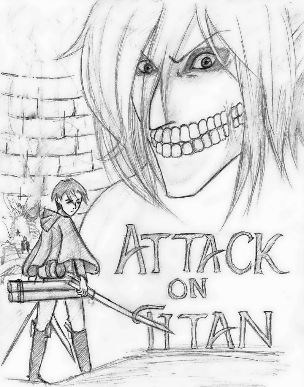 42+ Downloadable Attack On Titan Coloring Pages to Print