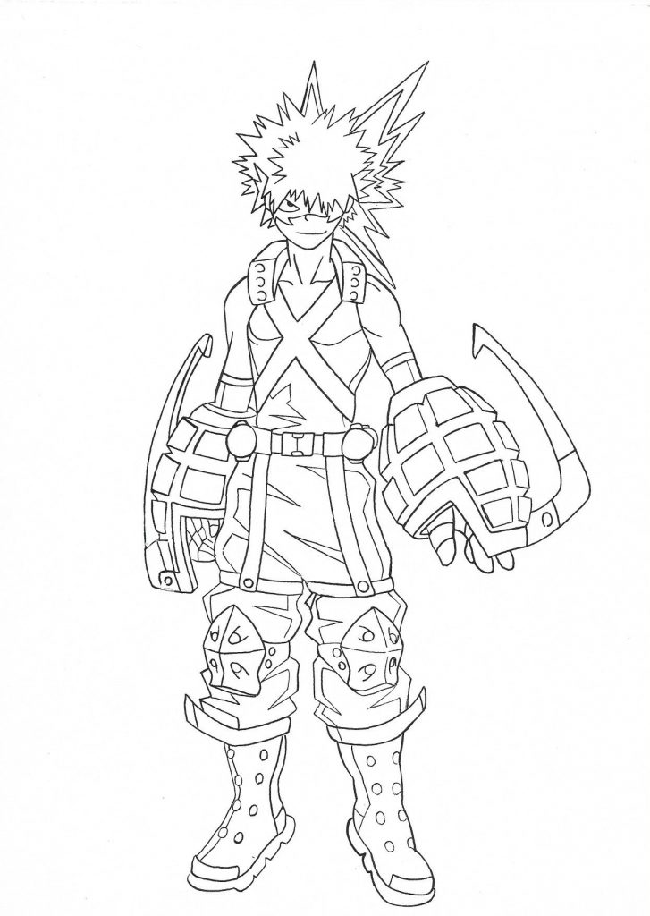 76+ Joyous My Hero Academia Coloring Pages Printable