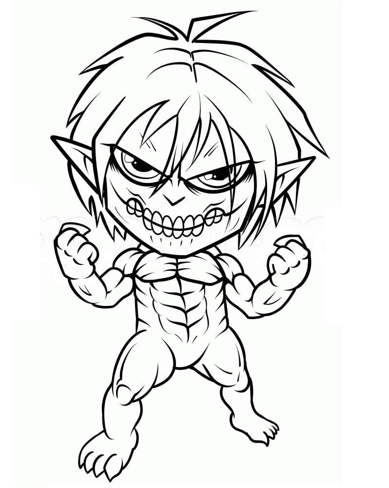 45+ Detailed Attack On Titan Coloring Pages Download FREE