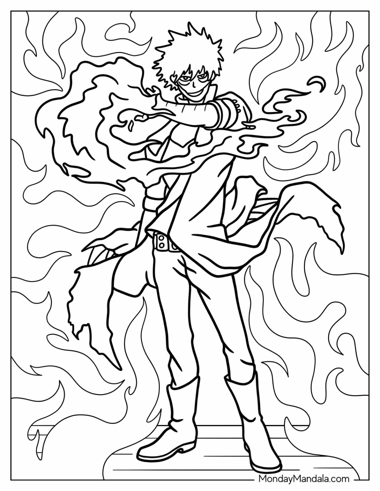 175+ Lovely My Hero Academia Coloring Pages Printable