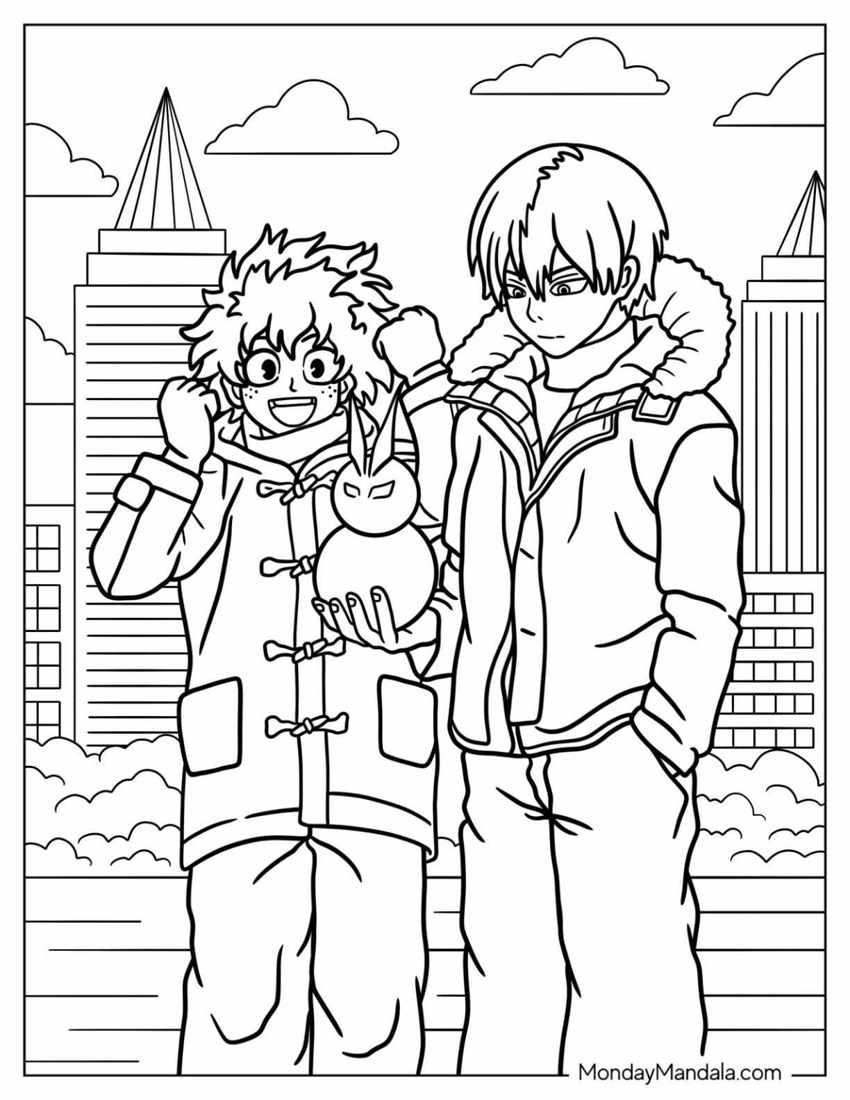 86+ Joyous My Hero Academia Coloring Pages Printable