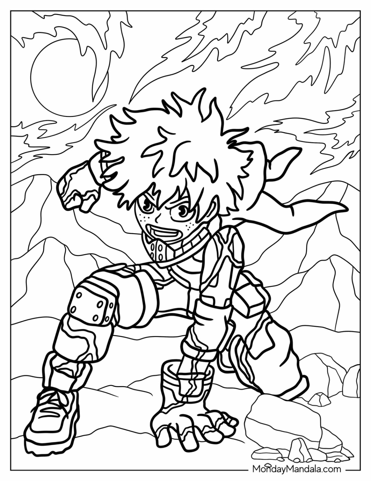 93+ Inspiring My Hero Academia Coloring Pages Printable