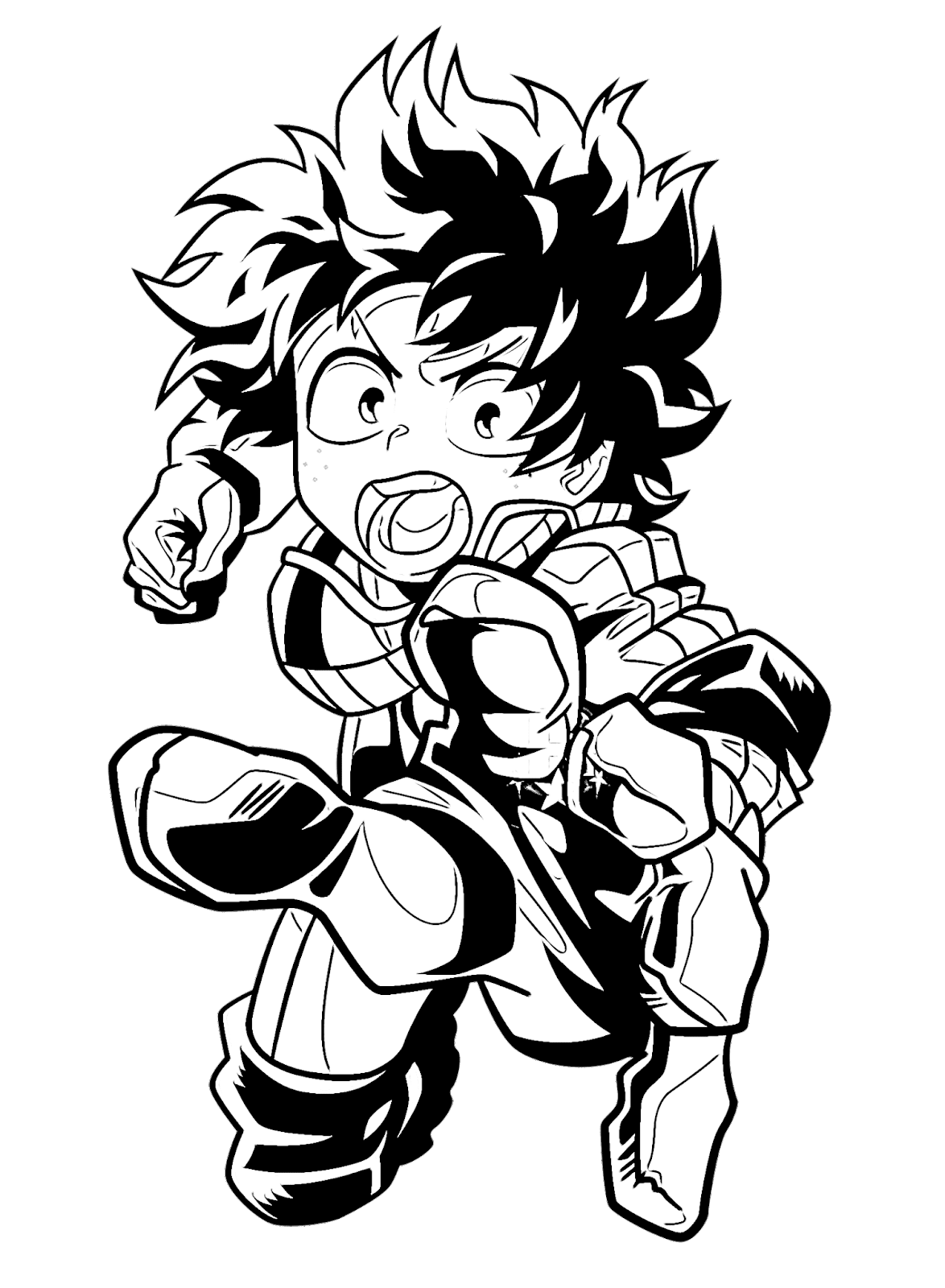 77+ Inspiring My Hero Academia Coloring Pages Printable