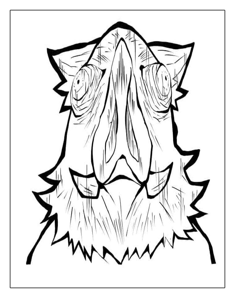 50+ Lovely Inosuke Coloring Pages Simple