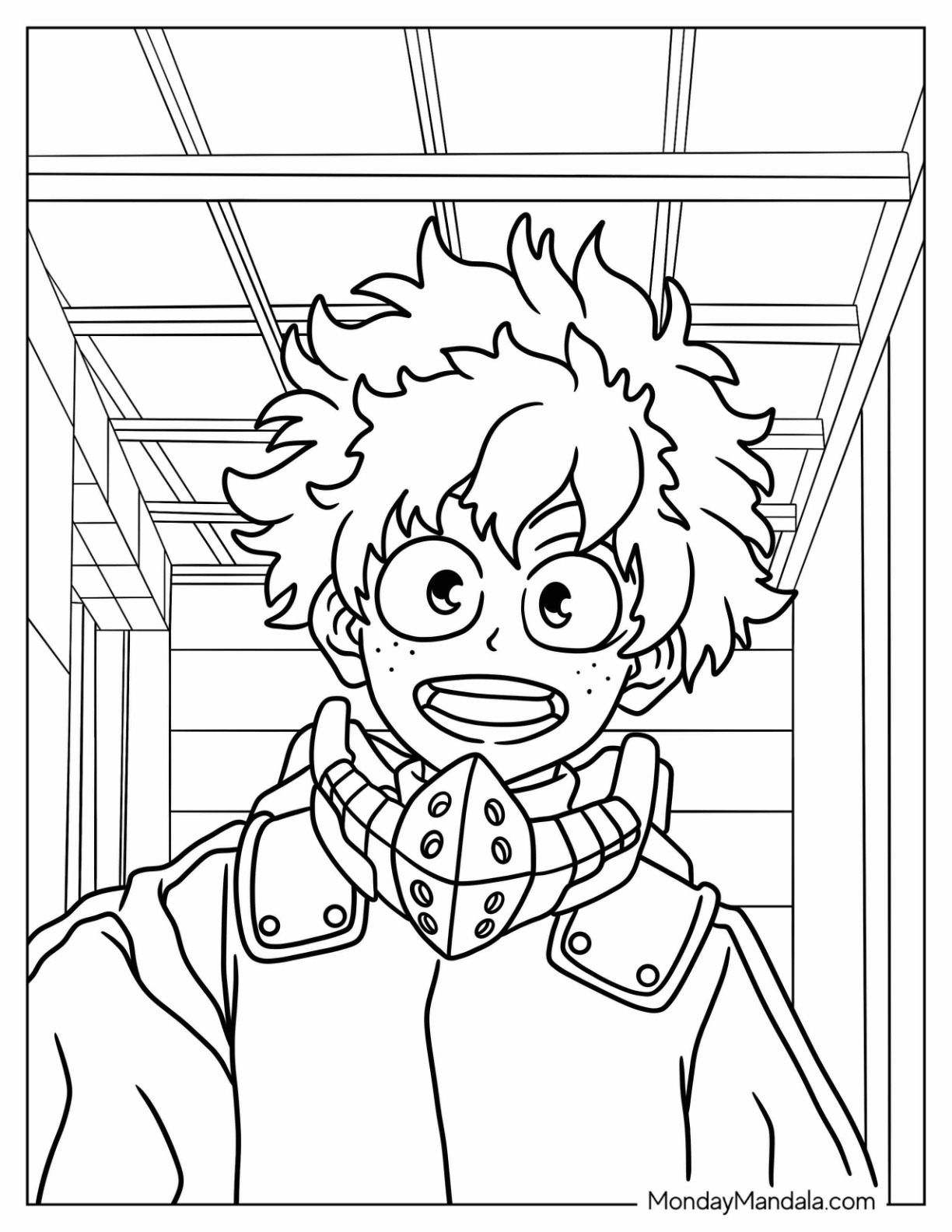 87+ Enchanting My Hero Academia Coloring Pages Printable