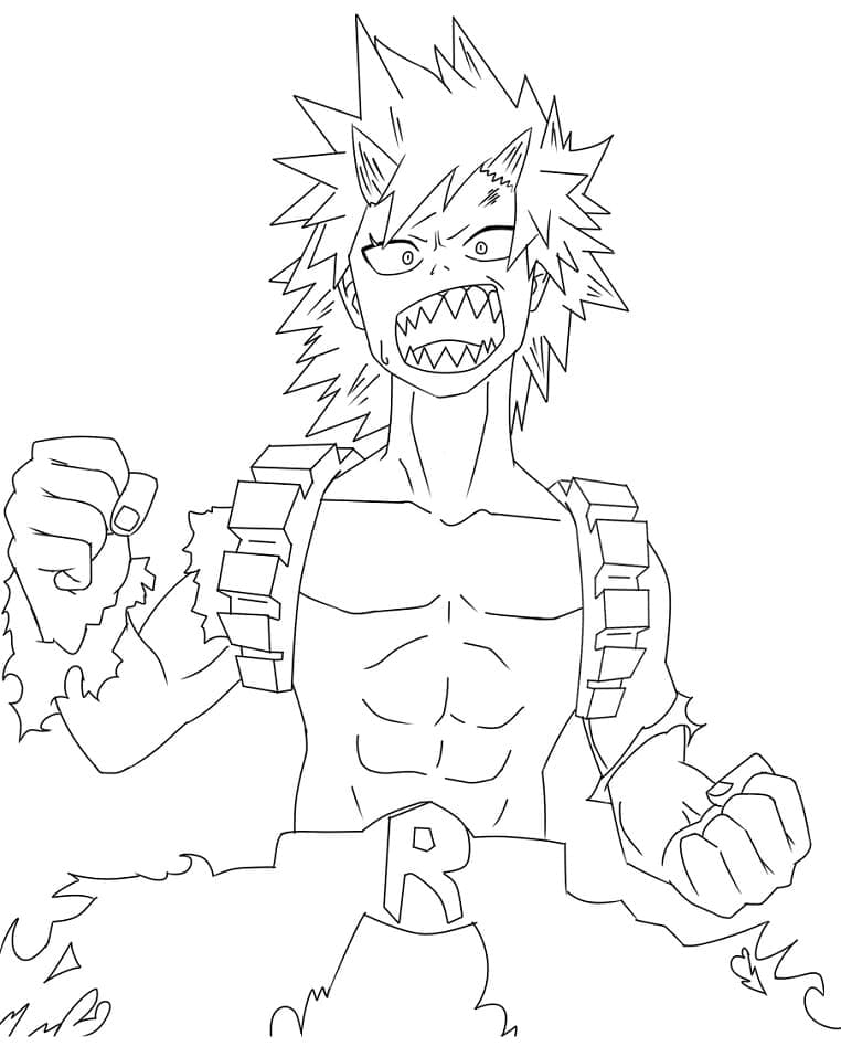 50+ Dazzling My Hero Academia Coloring Pages Printable