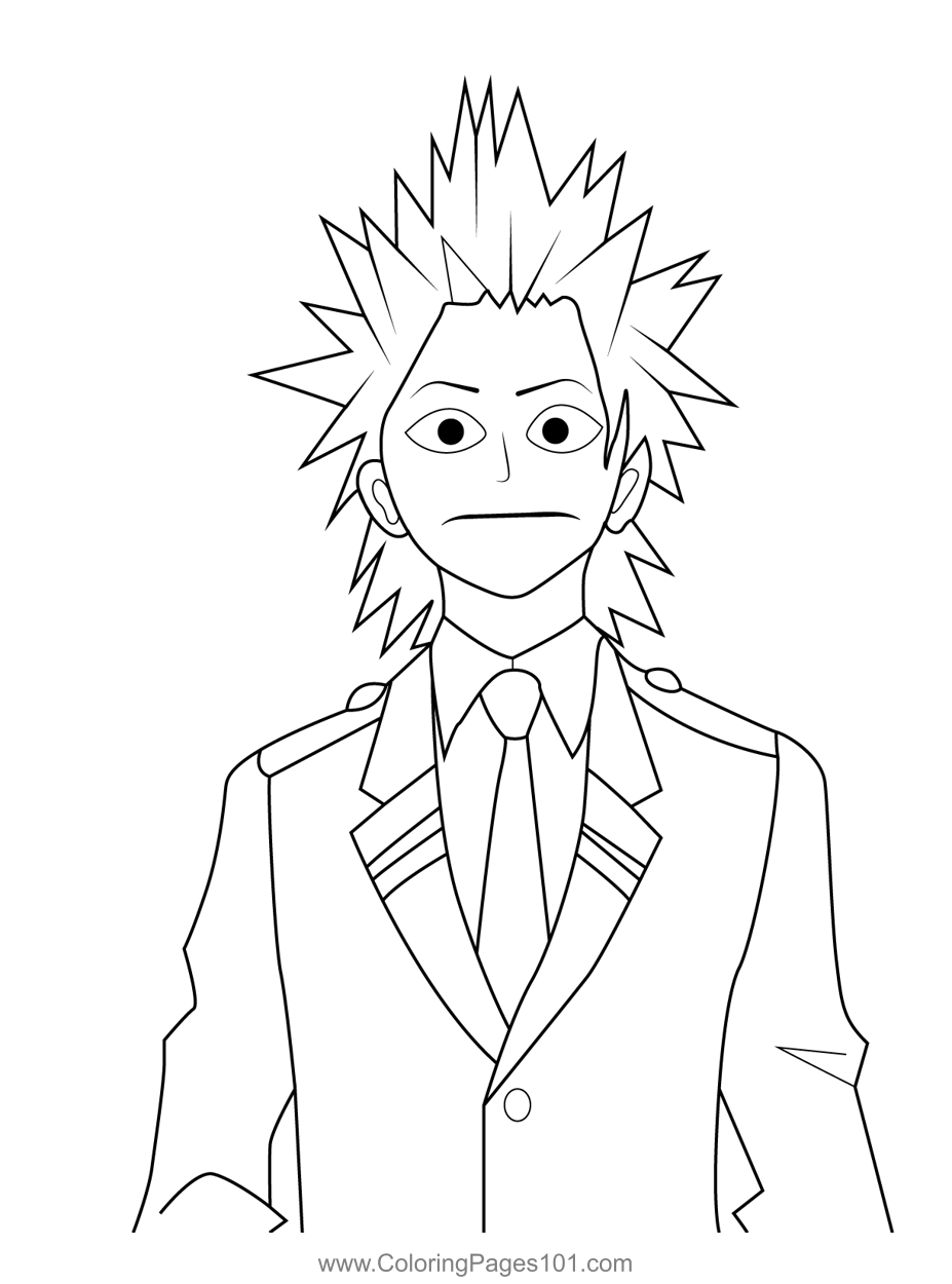 42+ Captivating My Hero Academia Coloring Pages Printable