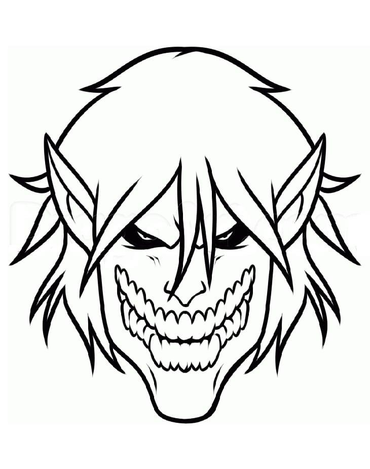 36+ Realistic Attack On Titan Coloring Pages with Simple Outline