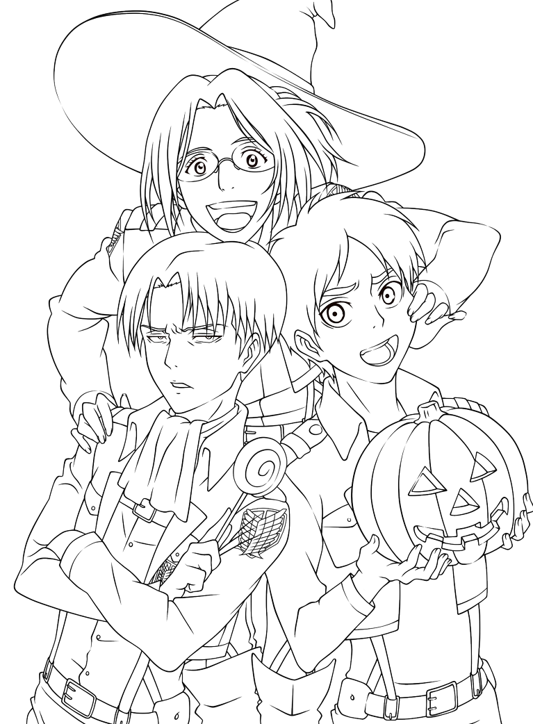 44+ Fun Attack On Titan Coloring Pages Unique