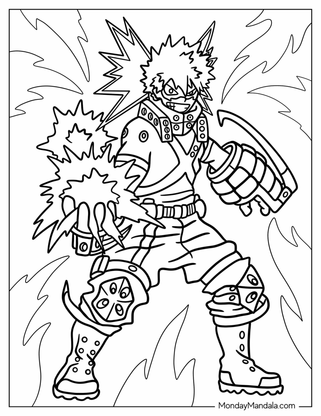 76+ Joyous My Hero Academia Coloring Pages Printable