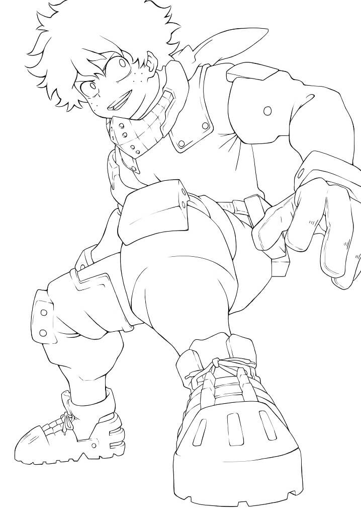 127+ Dazzling My Hero Academia Coloring Pages Printable