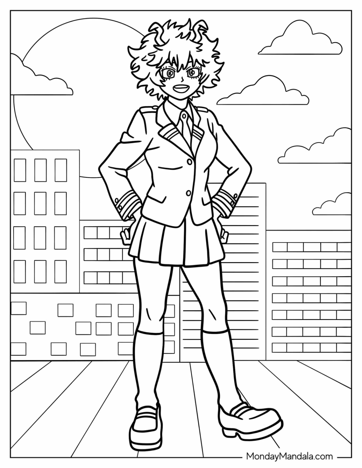 137+ Magical My Hero Academia Coloring Pages Printable