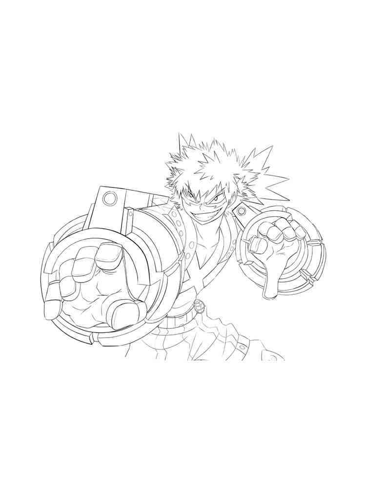 83+ Creative My Hero Academia Coloring Pages Printable