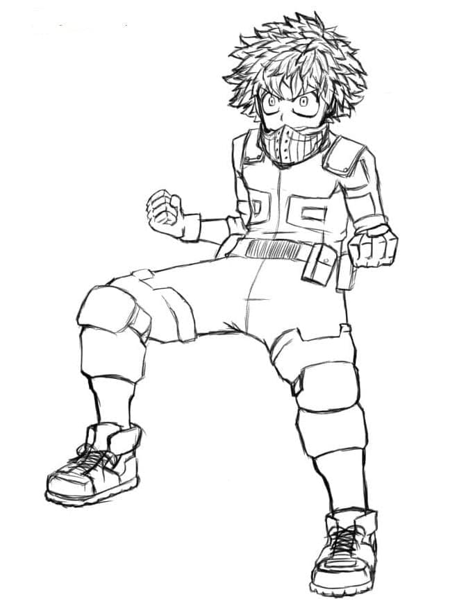 105+ Festive My Hero Academia Coloring Pages Printable