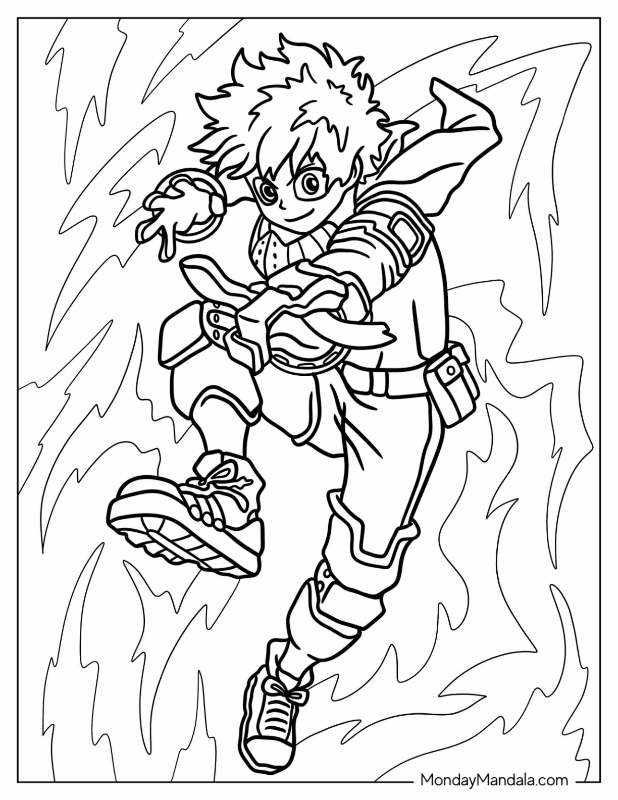 89+ Captivating My Hero Academia Coloring Pages Printable